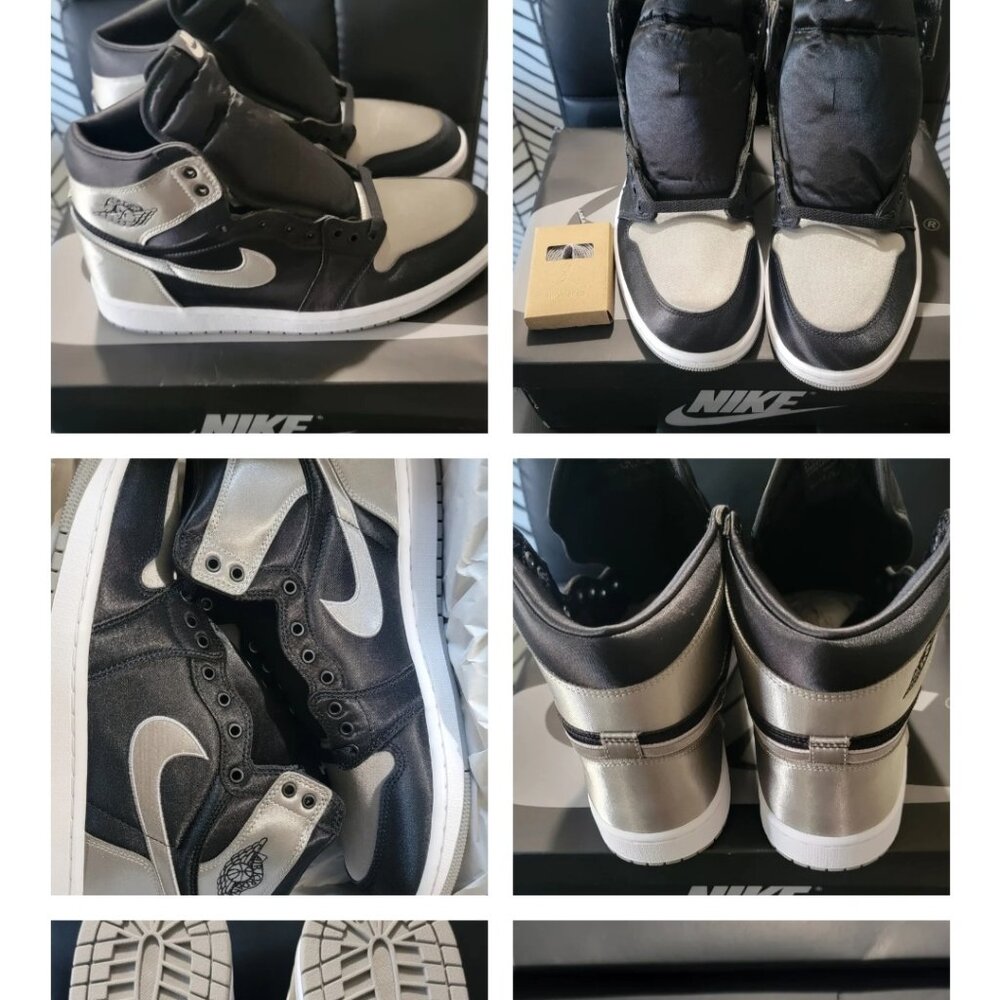 Air Jordan 1 Retro OG High Satin Shadow.